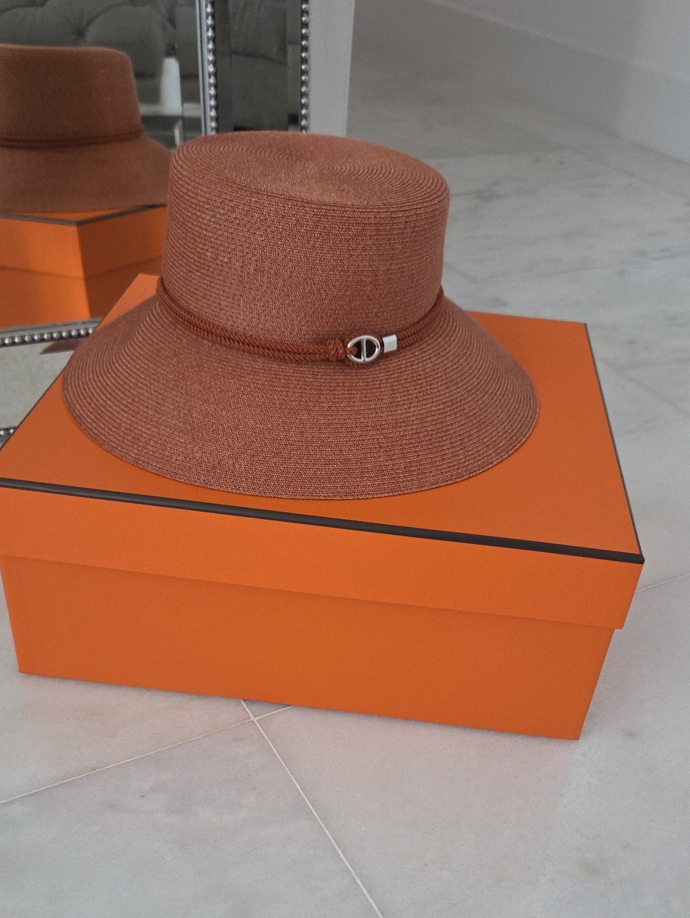 Hermes Isola Maillon Hat. Brand New!!